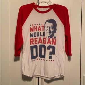 Ronald Reagan Baseball Tee